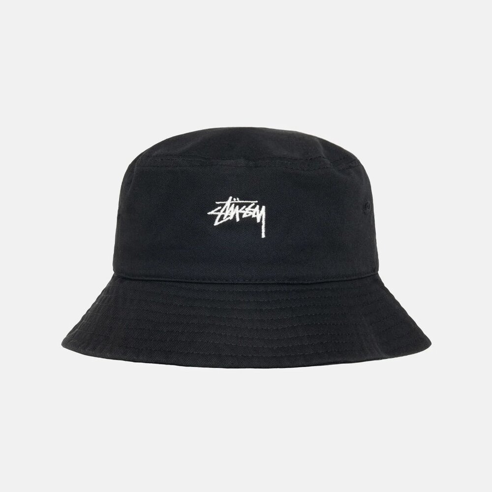 Stussy Black Bucket Hat